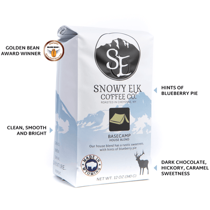 An image describing the flavor profile of the coffee BaseCamp.