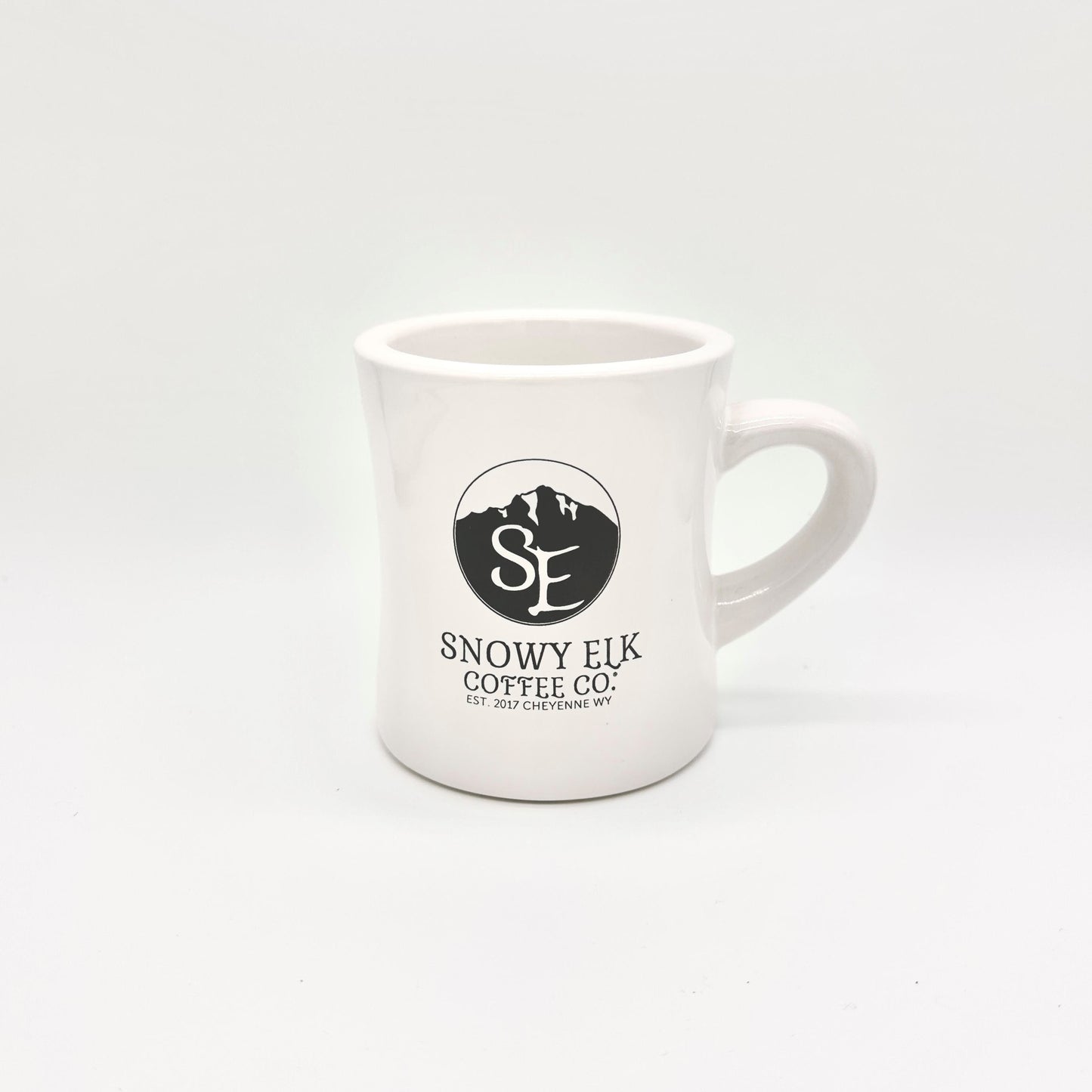 Snowy Elk Diner Mug